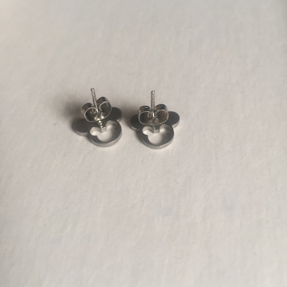 Stainless Steel Mickey Mouse Earrings - Picture 4 of 7